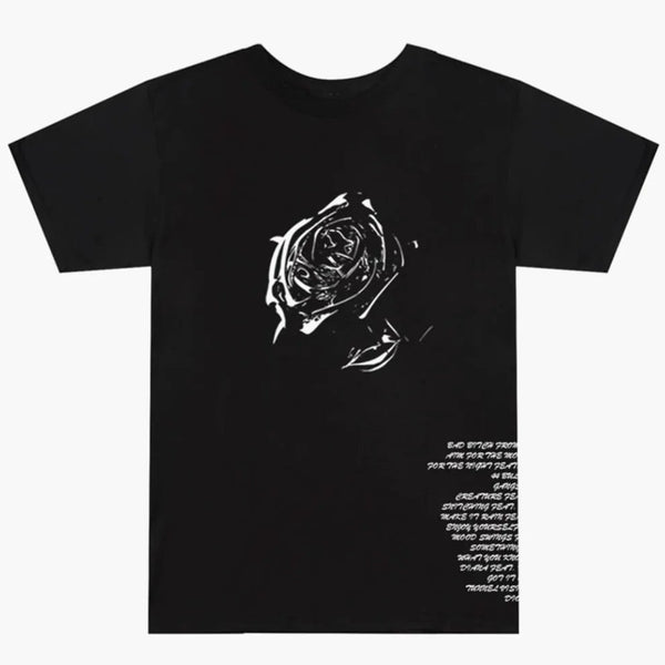 Pop Smoke x Vlone Tracklist Tee Black