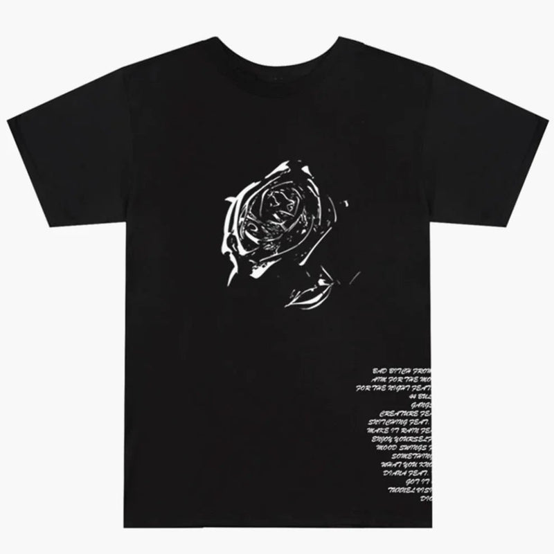 Pop Smoke x Vlone Tracklist Tee Black