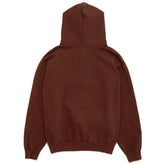 Sp5der Angel Number Hoodie Brown