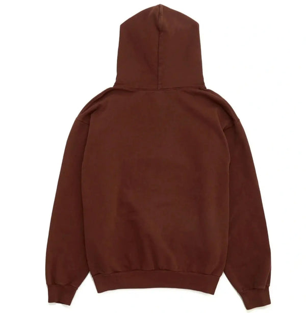 Sp5der Angel Number Hoodie Brown
