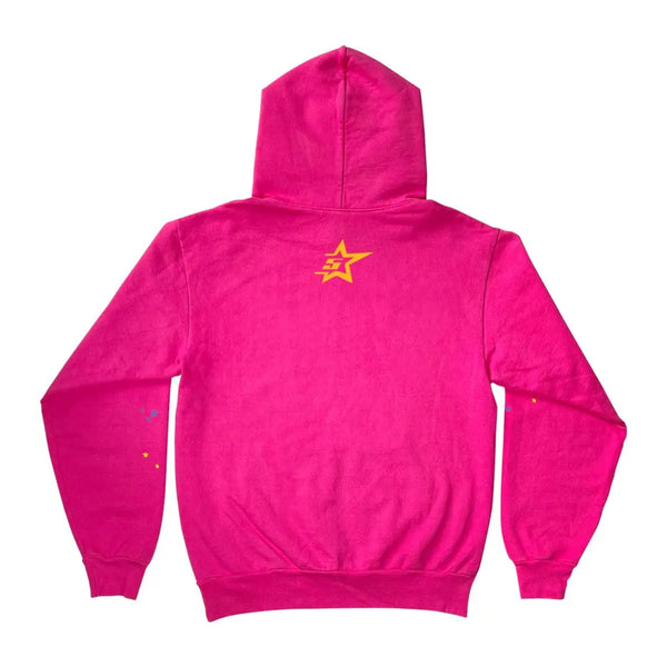 Sp5der P*nk Hoodie Pink