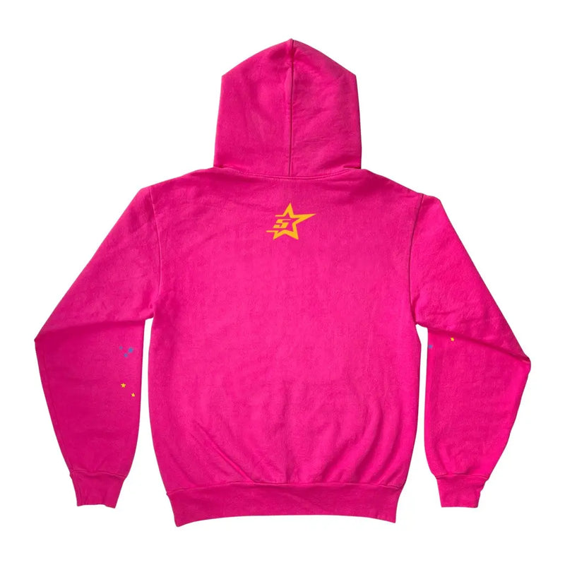 Sp5der P*nk Hoodie Pink