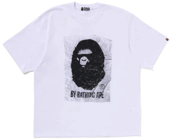 BAPE Bathing Ape Relaxed Fit Tee White