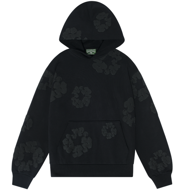 Denim Tears Mono Cotton Wreath Sweatshirt Black