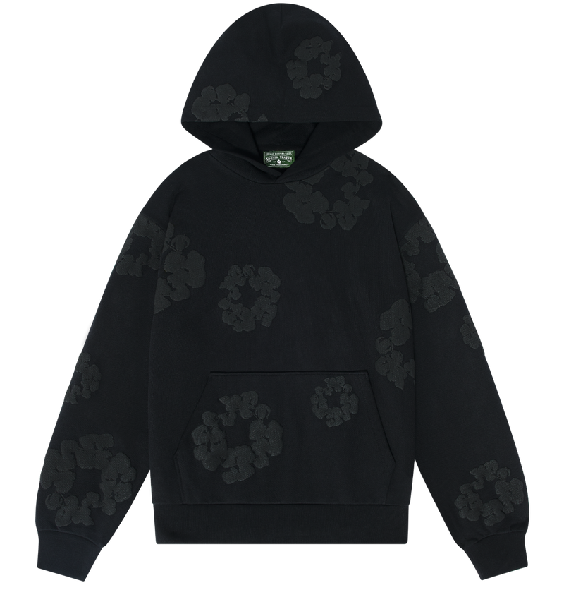 Denim Tears Mono Cotton Wreath Sweatshirt Black