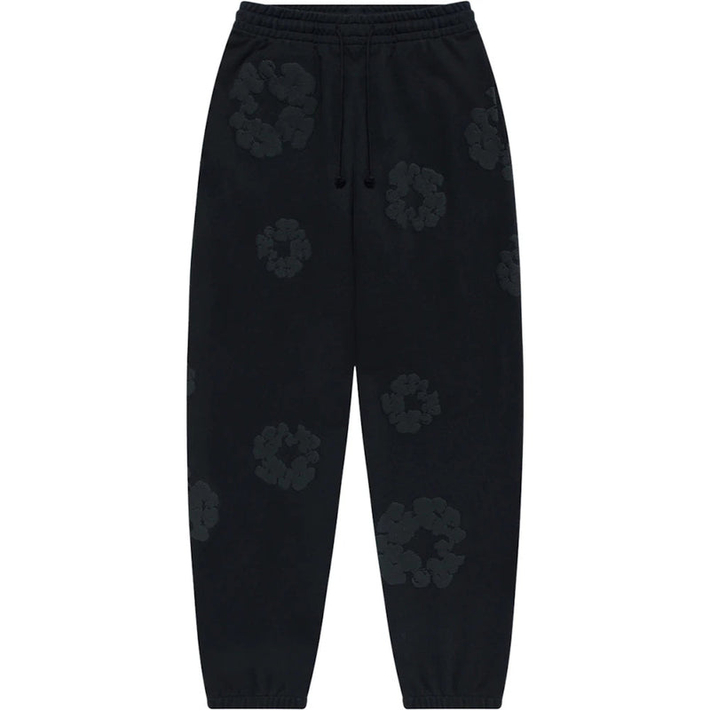Denim Tears Mono Cotton Wreath Sweatpant Black