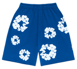 Denim Tears The Cotton Wreath Shorts Royal Blue