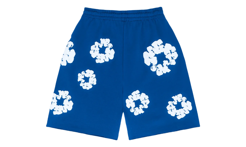 Denim Tears The Cotton Wreath Shorts Royal Blue