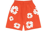 Denim Tears The Cotton Wreath Shorts Orange