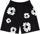 Denim Tears The Cotton Wreath Shorts Black