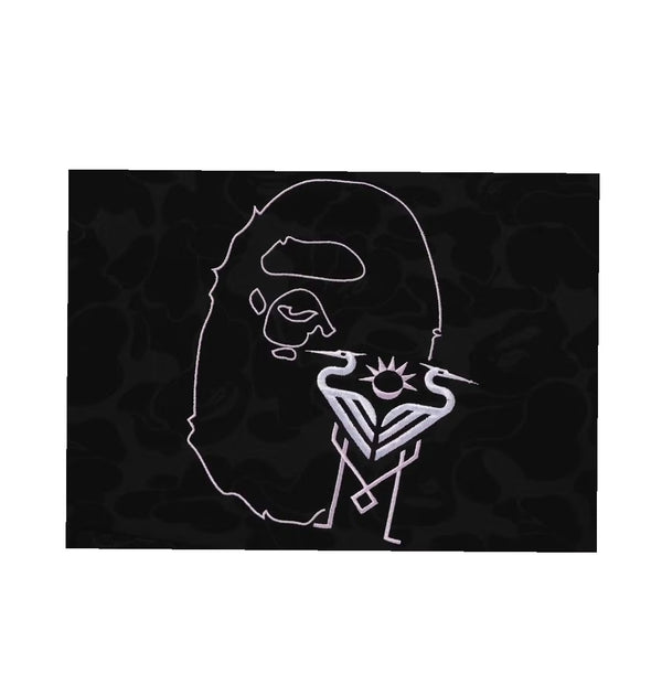 BAPE x Inter Miami CF Mimetico Felpa Pullover Nero
