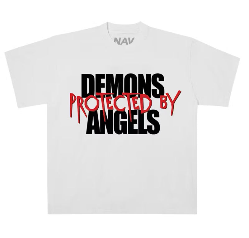 Vlone x Nav DPBA Maglietta Bianco