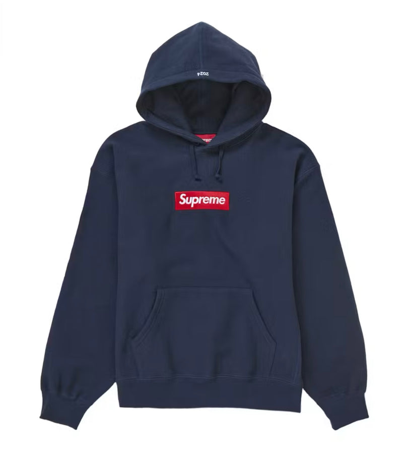 Supreme Box Felpa con Cappuccio
Logo (FW24) Blu navy