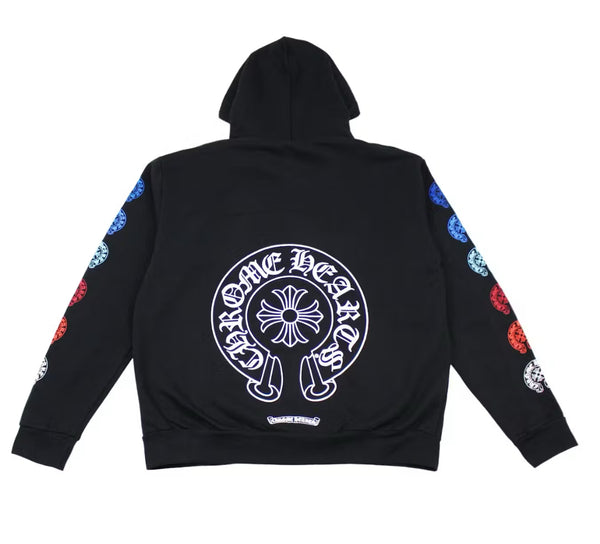 Chrome Hearts Multi colore
Horseshoe Logo Zip Up Felpa Con Cappuccio Nero