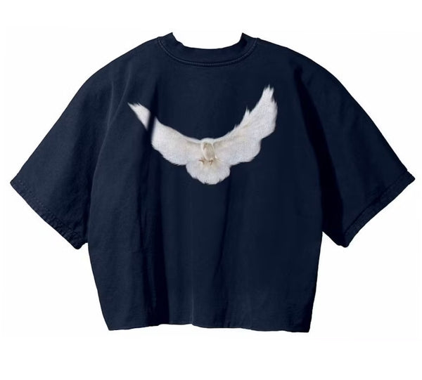 Yeezy Gap Engineered by Balenciaga Dove No Seam T-shirt Blu