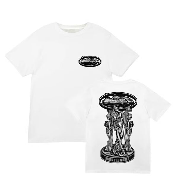Corteiz World Is Yours Tee Bianco