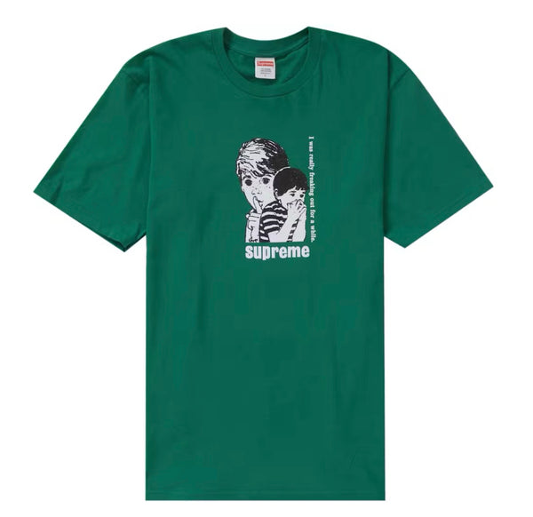 Supreme Freaking Out Tee Pino Chiaro