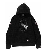 BAPE x Inter Miami CF Mimetico Felpa Pullover Nero