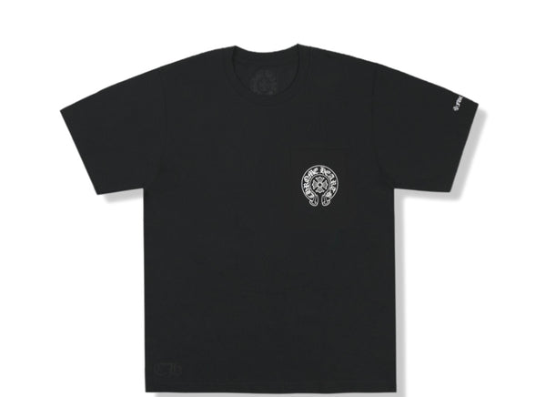 Chrome Hearts Horseshoe Tee Black con tasca