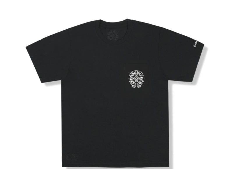 Chrome Hearts Horseshoe Tee Black con tasca