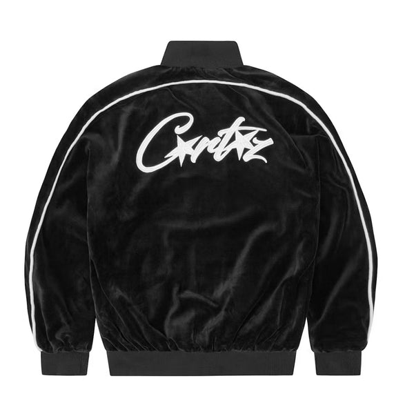 Giacca Corteiz VVS Velour Nero