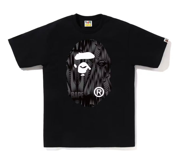 BAPE Speed Racer Big Ape Head Tee Nero