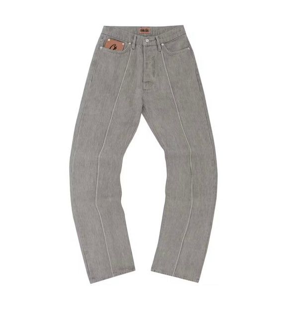 Jeans Corteiz C-Star Denim grigio