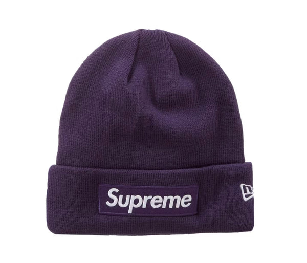Cappello Supreme New Era Box Logo (FW23) viola scuro