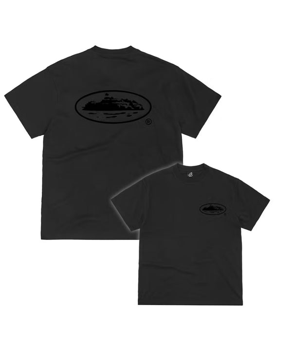 Corteiz OG Island Tee Triple Nero