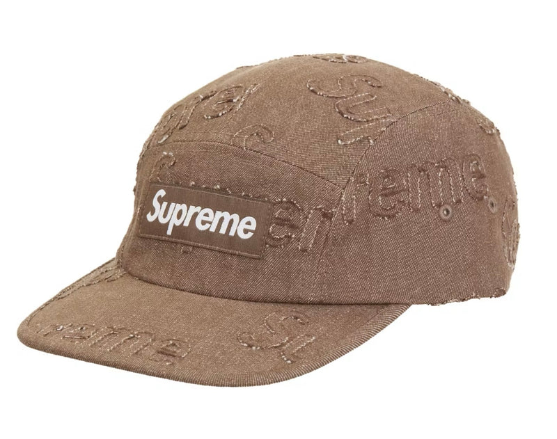 Supreme Cappellino Camp Denim
Laserato Marrone