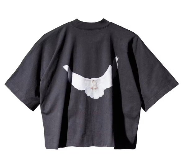 Yeezy Gap Engineered by Balenciaga No Seam Tee Washed Nero