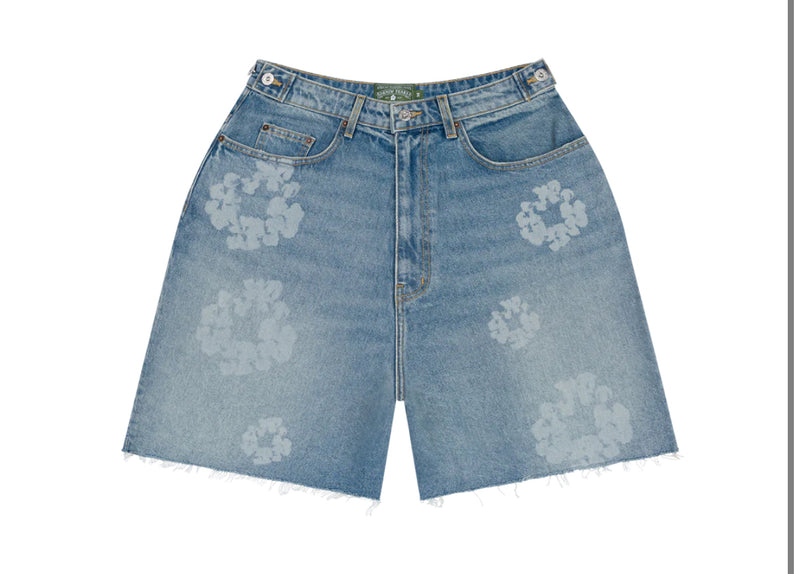 Denim Tears Laser Wreath Denim Short