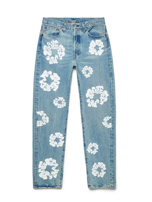 Denim Tears x Levi's Cotton
Wreath Jean Light Wash