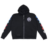 Chrome Hearts Multi colore
Horseshoe Logo Zip Up Felpa Con Cappuccio Nero