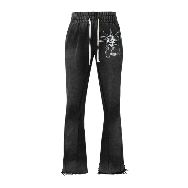 Lost intricacy "Black" Flare Sweatpants