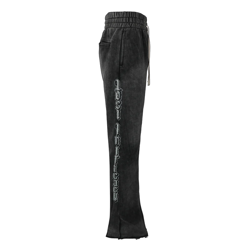 Lost intricacy "Black" Flare Sweatpants