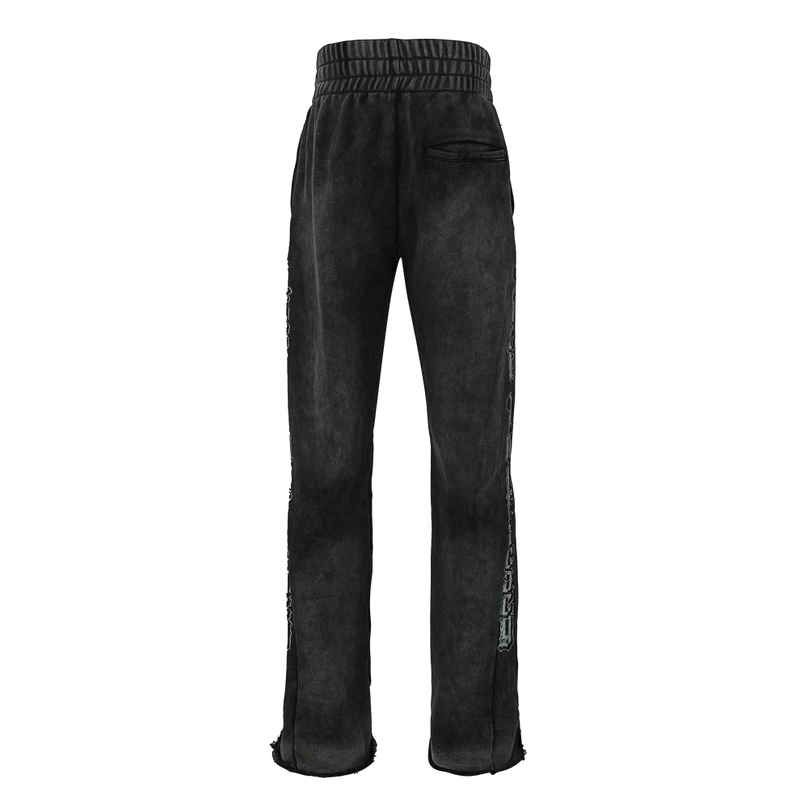 Lost intricacy "Black" Flare Sweatpants