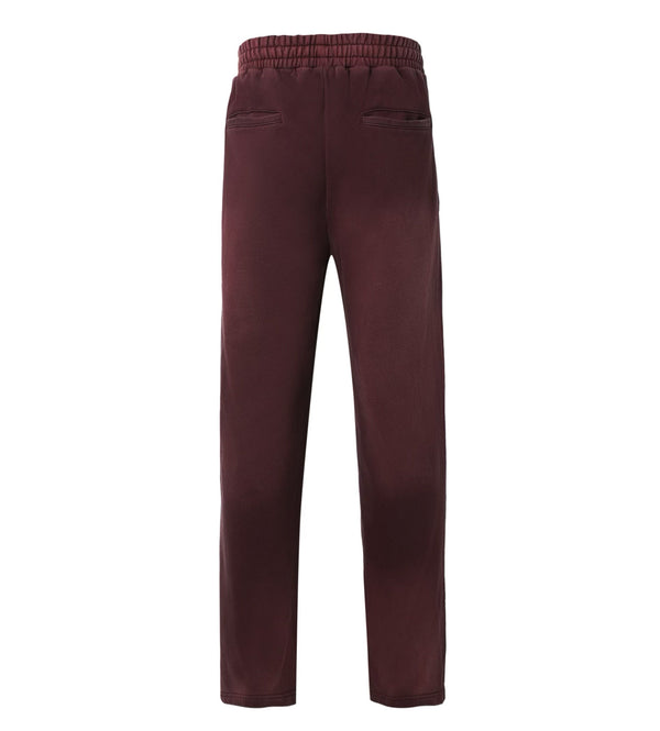 Lost Intricacy Burgundy Flared Sweatpants