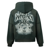 Lost Intricacy 'Rhinestone' Emerald Hoodie