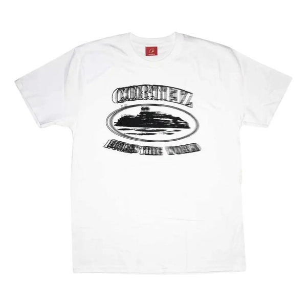 Corteiz Alcatraz Blur Tee white
