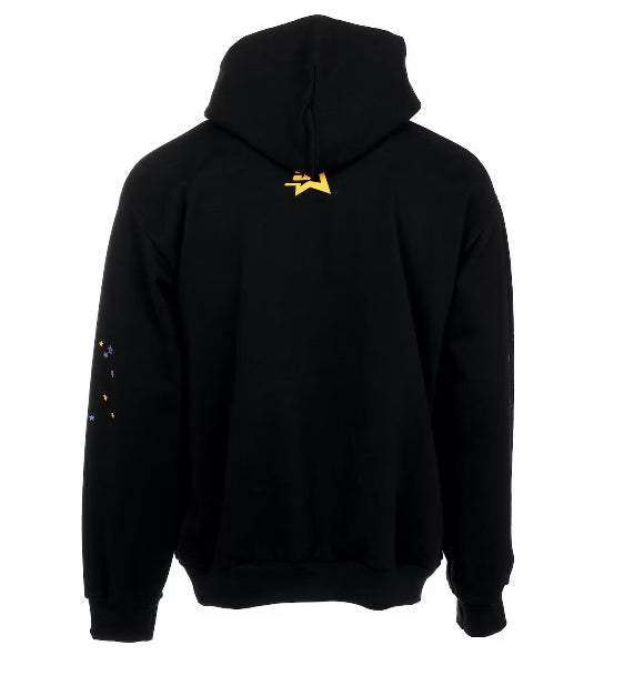 Sp5der P*nk Hoodie Black