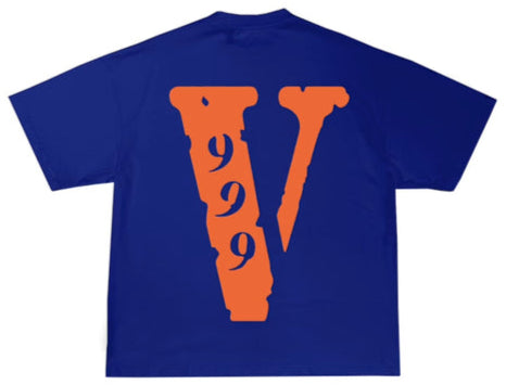 Juice Wrld x Vlone Butterfly T-shirt Blue