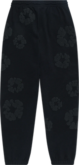 Denim Tears Mono Cotton Wreath Sweatpant Black
