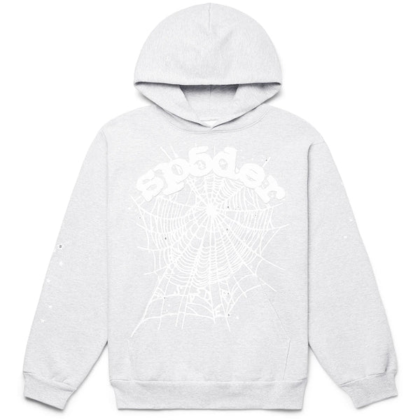 Sp5der OG Web Hoodie Heather Grey