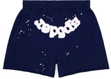 Sp5der OG Web Logo Sweat Short Blue