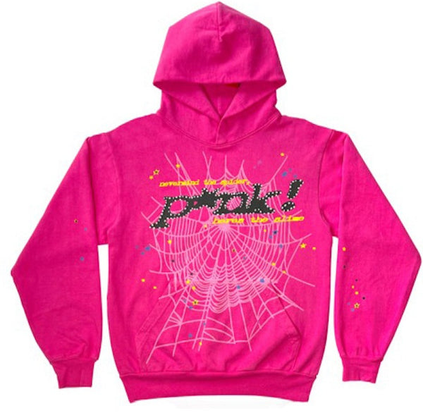 Sp5der P*nk Hoodie Pink