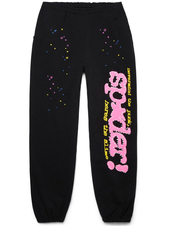 Sp5der P*NK V2 Sweatpant Black