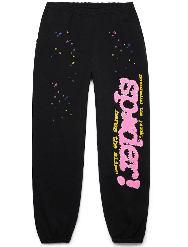 Sp5der P*NK V2 Sweatpant Black