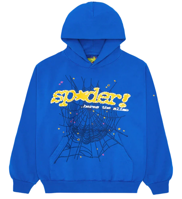 Sp5der TC Hoodie Blue
