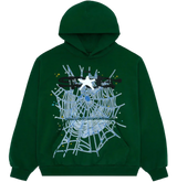 Sp5der Web Hoodie Hunter Green